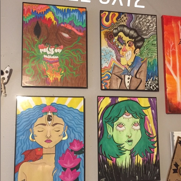 Psychedelic sap painting - Picture 3 of 3